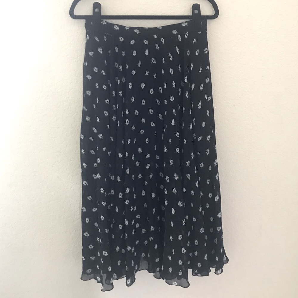 Abercrombie Floral Midi Skirt